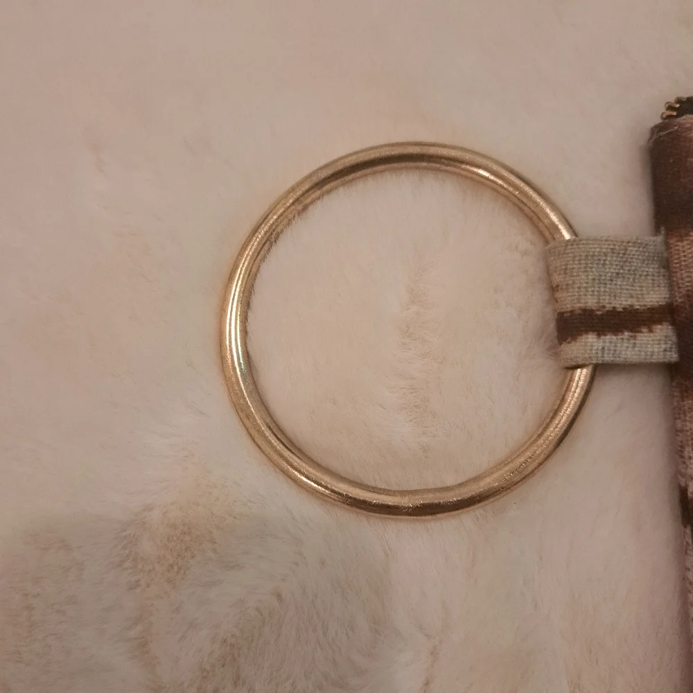 Ink & Alloy O-Ring Clutch Bag